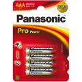 Panasonic Pro Power Alkaline Batterie Micro AAA, 4er-Pack Panasonic Pro Power Alkaline Batterie Micro AAA, 4er-Pack