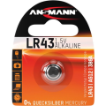 Ansmann Alkaline-Knopfzelle, Typ AG-12, LR43 Lade- und Datentechnik Ansmann Alkaline-Knopfzelle, Typ AG-12, LR43 Lade- und Datentechnik