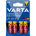 VARTA Longlife Power Max, Alkaline Batterie Mignon AA, 4er-Pack VARTA Longlife Power Max, Alkaline Batterie Mignon AA, 4er-Pack