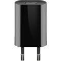 Goobay USB-A-Netzteil, 5 V/1 A, 5 W, schwarz Goobay USB-A-Netzteil, 5 V/1 A, 5 W, schwarz